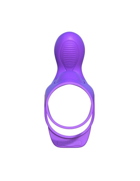 Fantasy C Ringz Anillo Vibrador para Parejas Ultimate Cage Purpura