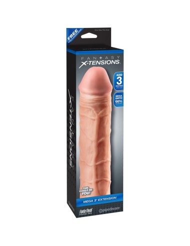 Fantasy X tensions Mega 76 cm Extension de Pene Color natural