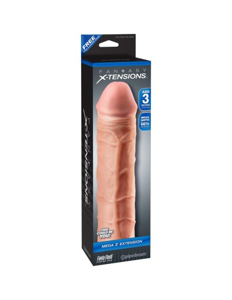 Fantasy X tensions Mega 76 cm Extension de Pene Color natural
