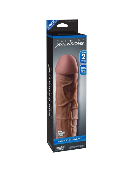 Fantasy X tensions Mega 51 cm Extension Color Marron
