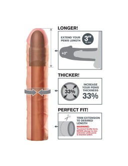 Fantasy X tensions Perfect 76 cm Extension de Pene Color Natural 2