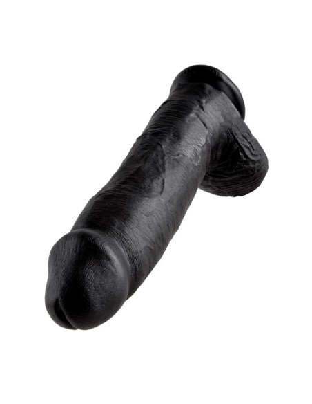 Pene con Testiculos de 12 Color Negro