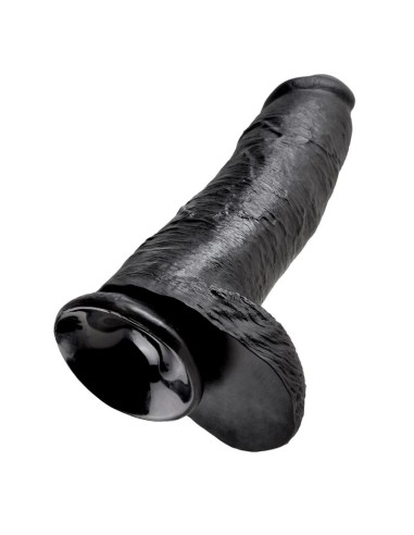 Pene con Testiculos de 12 Color Negro