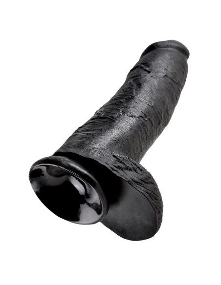 Pene con Testiculos de 12 Color Negro