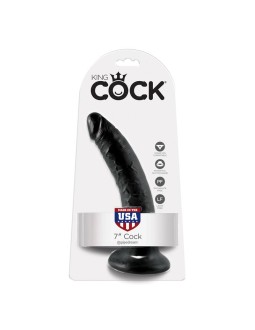 King Cock Pene de 7 Color Negro 2