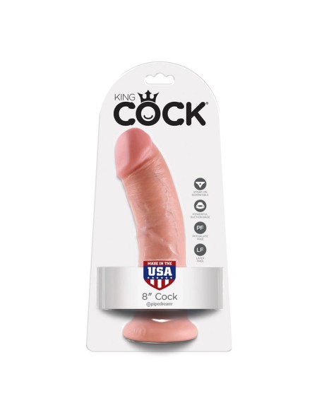 King Cock Pene de 8 Color Natural