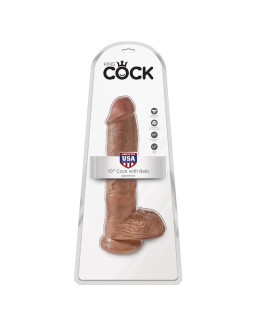 King Cock Pene con Testiculos de 10 Bronceado 2