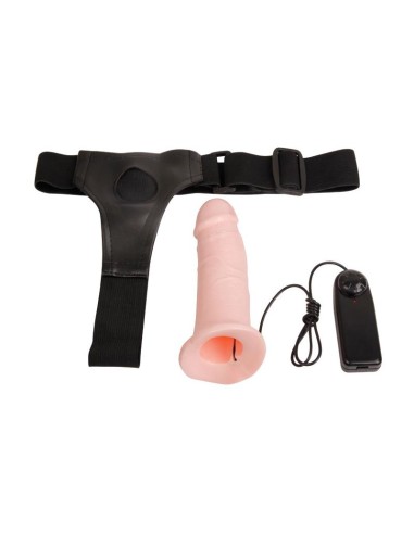 Arnes con Dildo Hueco Mens Pants Vibrador