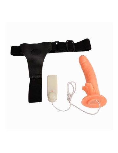 Baile Arnes con Dildo y Control Remoto 18 cm
