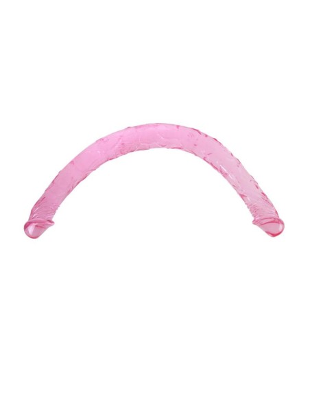 Dildo Doble Color Rosa 44 cm