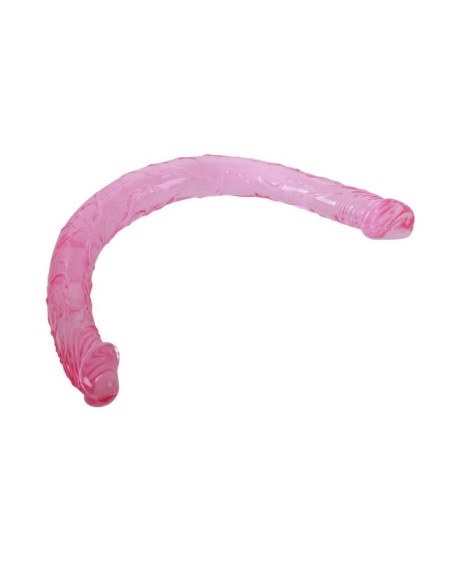 Dildo Doble Color Rosa 44 cm