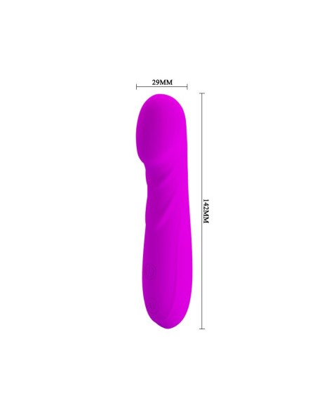 Pretty Love Mini Masajeador Reuben Color Purpura
