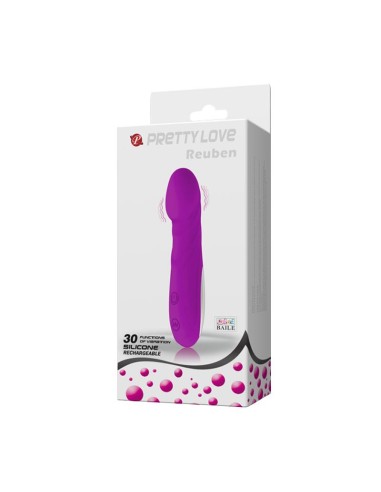 Pretty Love Mini Masajeador Reuben Color Purpura