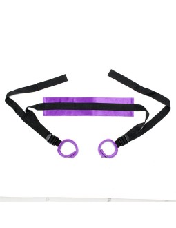 Rimba Bondage Play Set de Ataduras Ajustables Color Purpura