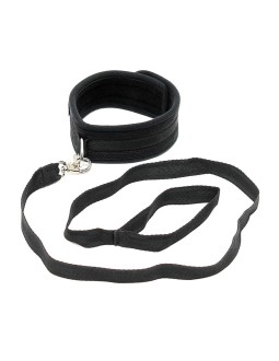 Collar con Correa Ajustable Color Negro