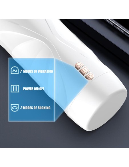 Riley Masturbador Masculino Automatico Vibracion y Succion