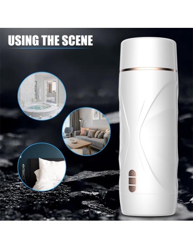 Riley Masturbador Masculino Automatico Vibracion y Succion