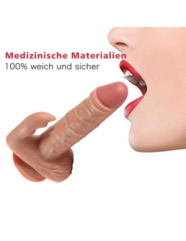 Austin Dildo con 20 Modos de Vibracion y Estimulador de Clitoris