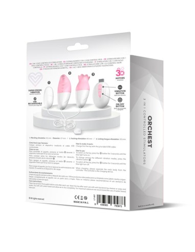 Orchest Estimulador 3 in 1 con Control Remoto