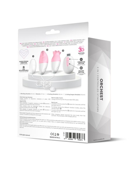 Orchest Estimulador 3 in 1 con Control Remoto