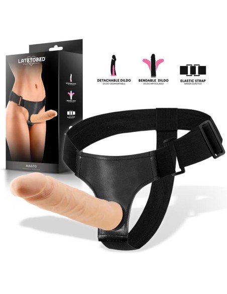 Magto Arnes con Dildo Realista Articulado