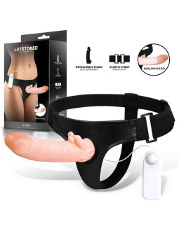 Hybee Dildo con Dildo Realista Hueco y Vibracion con Control Remoto