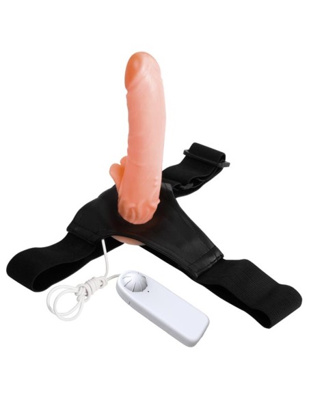 Hybee Dildo con Dildo Realista Hueco y Vibracion con Control Remoto