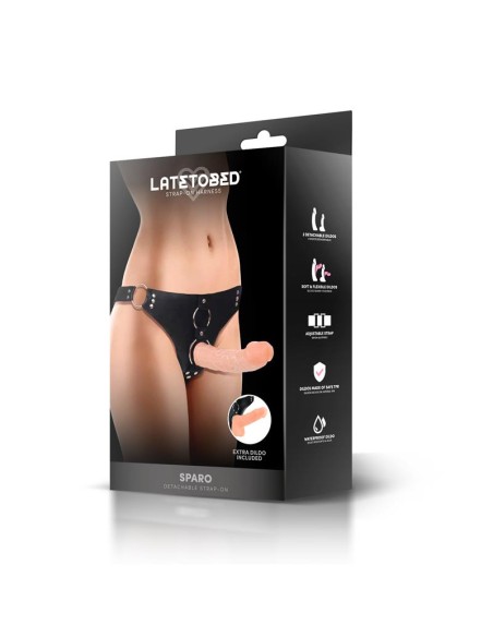 Sparo Arnes con 2 Dildos Realistas Desmontables