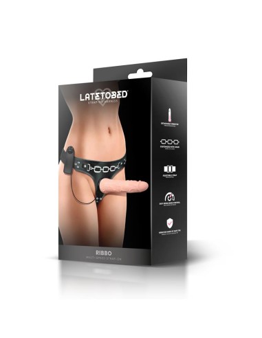 Ribbo Arnes con Dildo Realista con Vibracion y Control Remoto