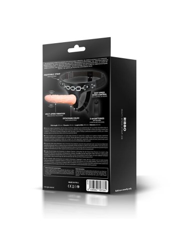 Ribbo Arnes con Dildo Realista con Vibracion y Control Remoto