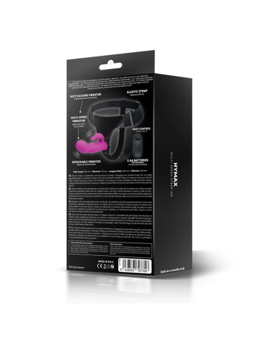Hymax Arnes con Dildo Vibrador con Conejito y Control Remoto