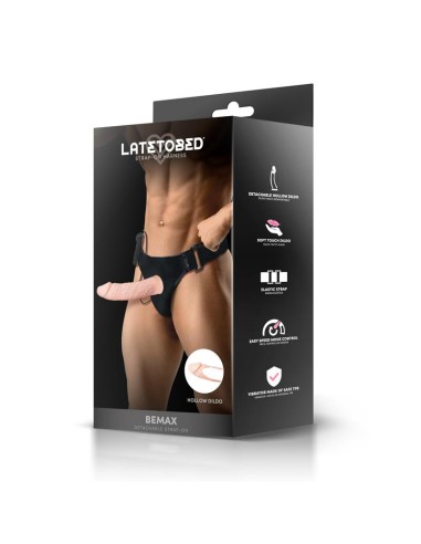 Bemax Arnes con Dildo Hueco Desmontable Vibracion y Control Remoto