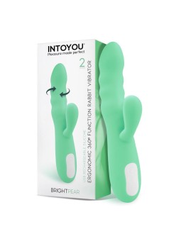 Brightpear Vibrador y Rotador con Conejito Doble Motor 360º