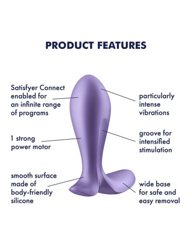 Plug Anal con Vibracion APP Satisfyer Connect Intensity Plug