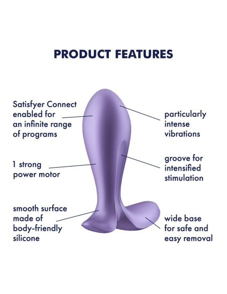 Plug Anal con Vibracion APP Satisfyer Connect Intensity Plug