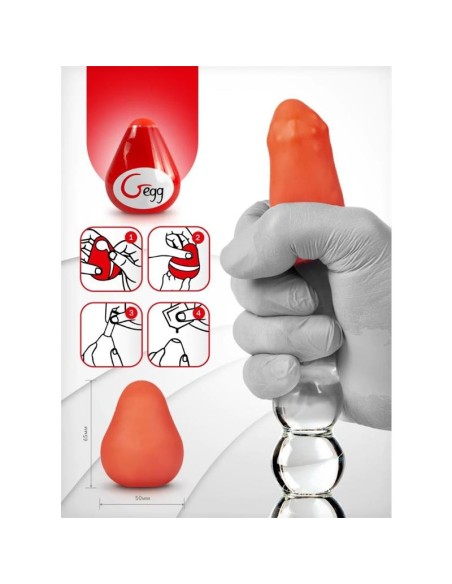 Gegg Huevo Masturbador Rojo