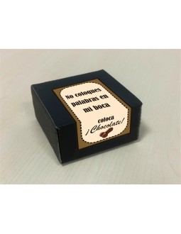 Caja de 8 Bombones Chocolate Puro Forma de Pene