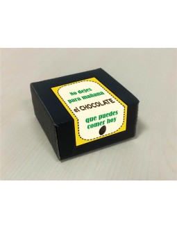 Caja de 8 Bombones Chocolate Puro Forma Labios Vagina