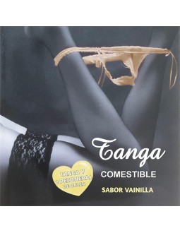 Tanga de Oblea y 2 Pezoneras Sabor Vainilla