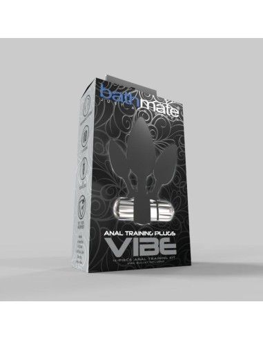 Set de 4 Plugs Entrenamiento Anal con Vibracion