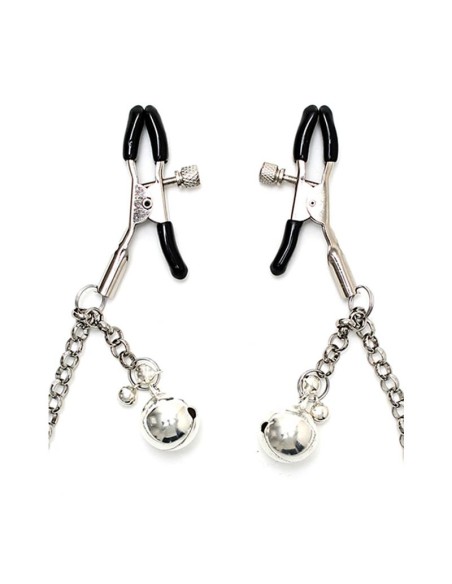 Pinzas para Pezones con Cadena y Cascabel