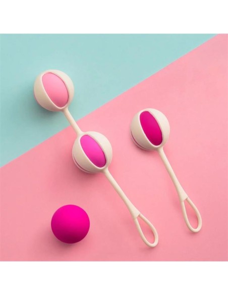 Set 4 Bolas Geisha Balls Mini Raspberry