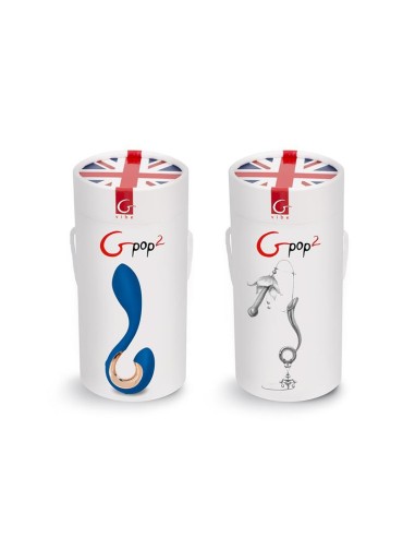 Gpop2 Vibrador Punto G y P Azul Indigo