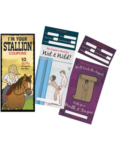 10 Cupones para Ella Im Your Stallion