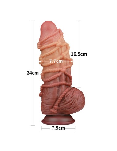 Dildo Dual Layer Tamano King Nature 95