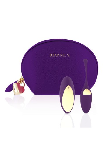 Bola Kegel con Control Remoto Essentials Pulsy Playball Purpura