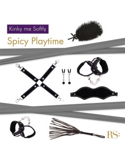 Set BDSM Soiree Kinky Me Softly Negro 2