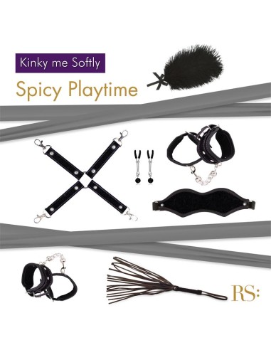 Set BDSM Soiree Kinky Me Softly Negro