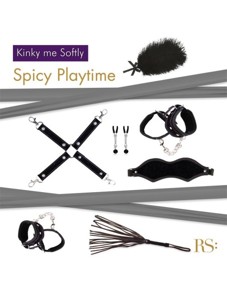 Set BDSM Soiree Kinky Me Softly Negro