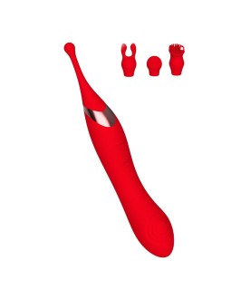 Onax Estimulador Doble Vibrador de Punto y Doble Pulsacion USB 2